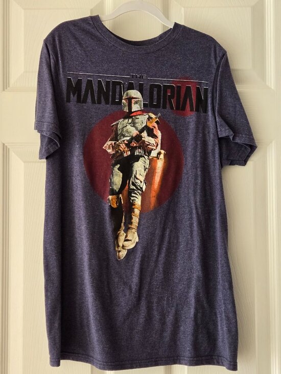 Other - The Mandalorian Star Wars Bluish Gray Men's T-shirt Sz S
